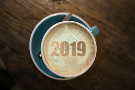 拿铁咖啡海报2019年设计图片