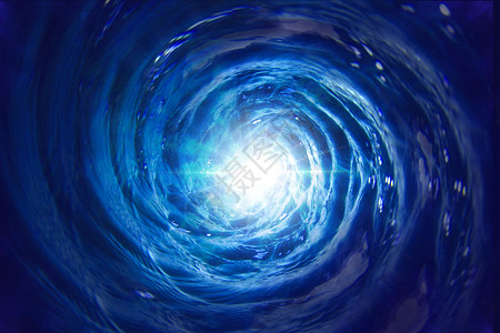 海底隧道旋转大漩涡高清图片