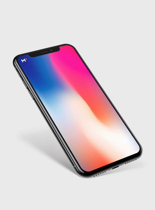 x线素材黑色iPhone X苹果手机样机模板