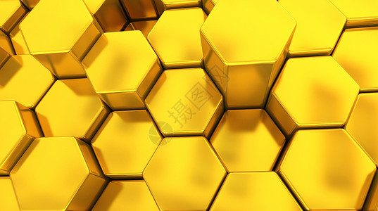 蜂巢蜂蜜3d抽象背景设计图片