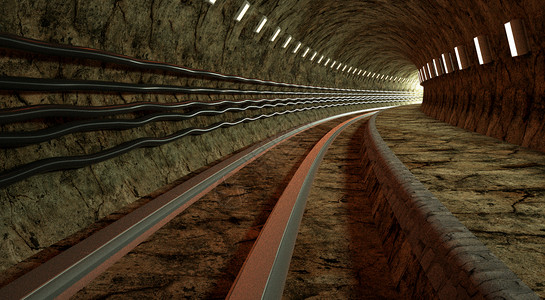 地铁隧道空间图片