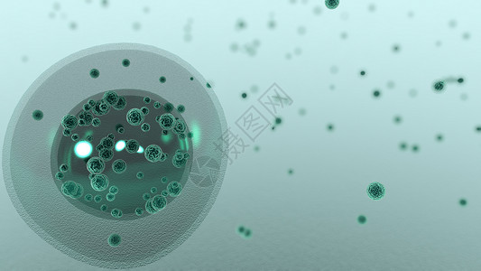 肿瘤基因细菌细胞场景设计图片