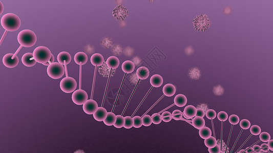 DNA基因链条背景图片