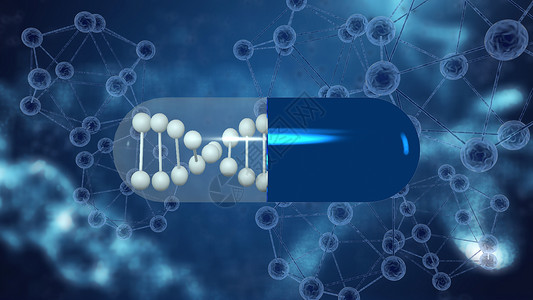 分子链接DNA基因链接设计图片