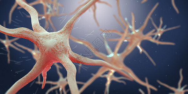 微观场景神经细胞场景设计图片