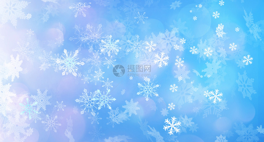 冬天雪花图片