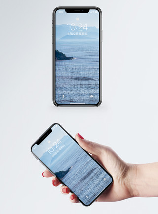 大海沙滩海浪霞浦风光手机壁纸模板