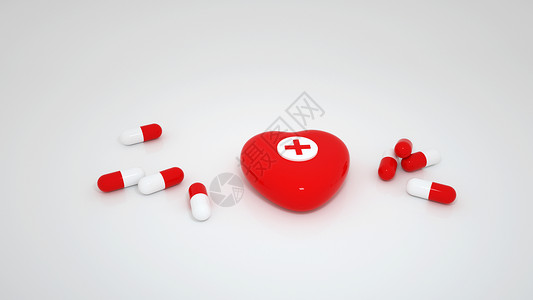立体红十字医疗胶囊设计图片