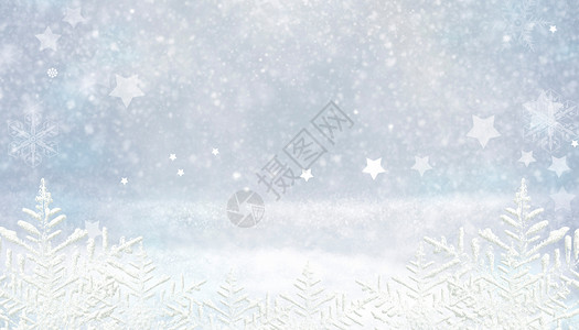 冬至圣诞雪花背景设计图片