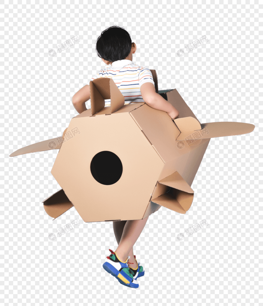 儿童玩飞机图片
