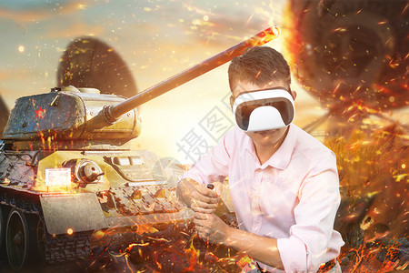 VR游戏硝烟液位高清图片