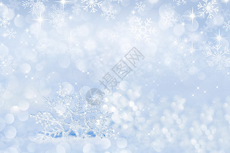 雪景壁纸冬季雪花设计图片