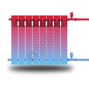 暖气片色彩水温高清图片