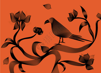 摩尔纹小鸟艾伦摩尔高清图片