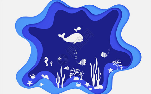 海带科海底世界插画