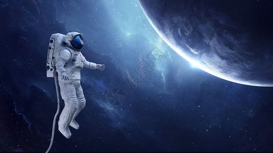 太空宇航员未来科技发展高清图片