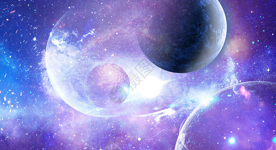 宇宙星球科技背景背景图片