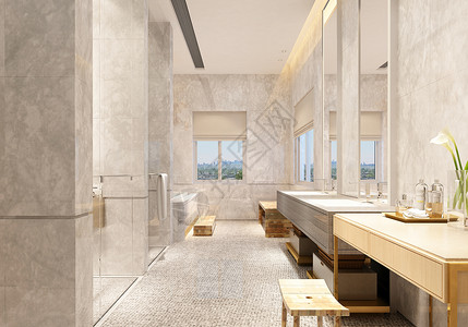 安东尼浴池现代卫生间设计图片