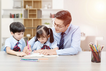 写作业的学生学习设计图片