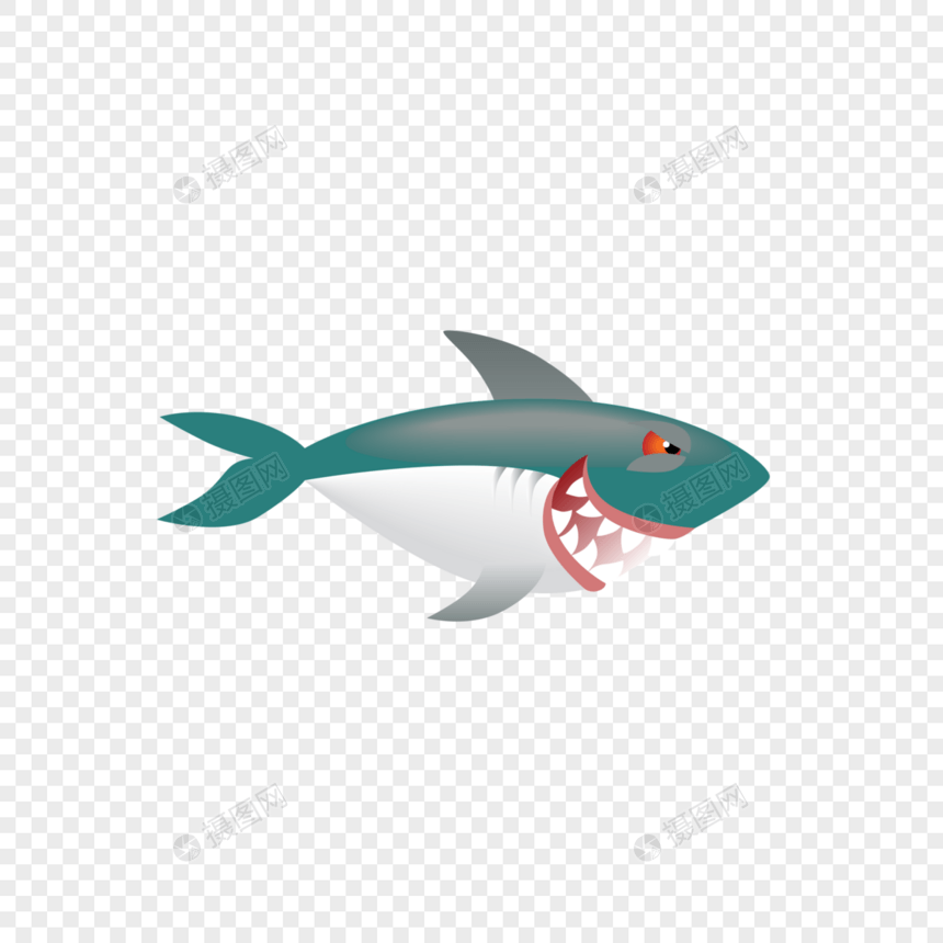 绿皮鲨鱼图片
