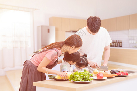 父母做饭亲子活动设计图片