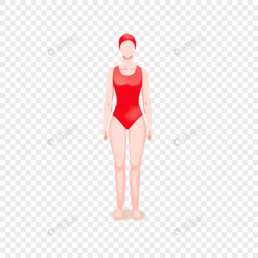 穿着泳衣的女人图片