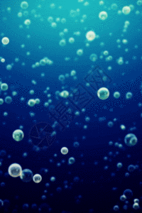 蓝色气泡上升h5动态背景素材图片