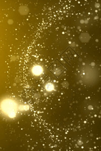 黑色房地产展板金色光点粒子h5动态背景素材高清图片