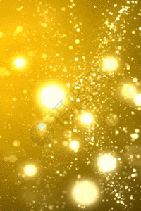 金色光点粒子h5动态背景素材图片