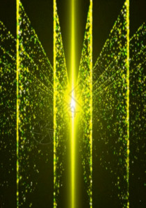 绿色酷炫标题荧绿色粒子光束背景高清图片
