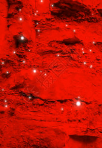 雪中灯光红梅赞中国风红色背景高清图片