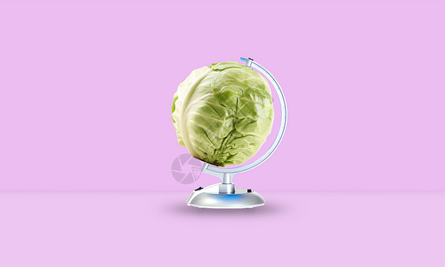 白菜墩创意蔬菜设计图片