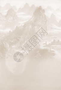 中国风背景水墨曲线高清图片