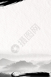 毛笔一中国风背景设计图片