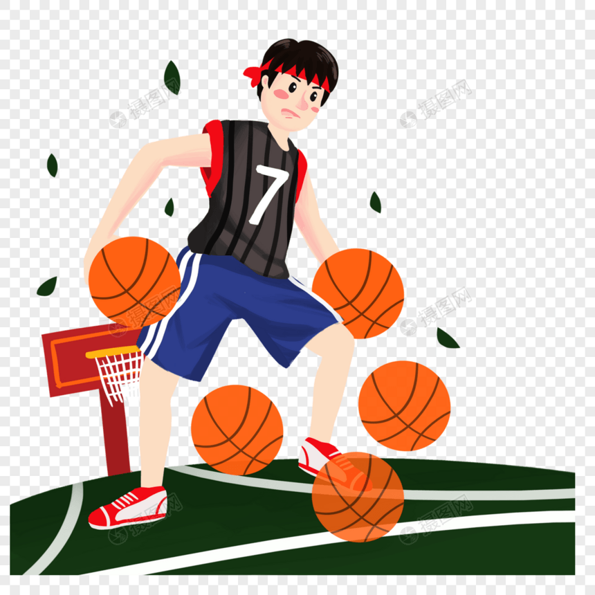 打篮球的男孩子图片