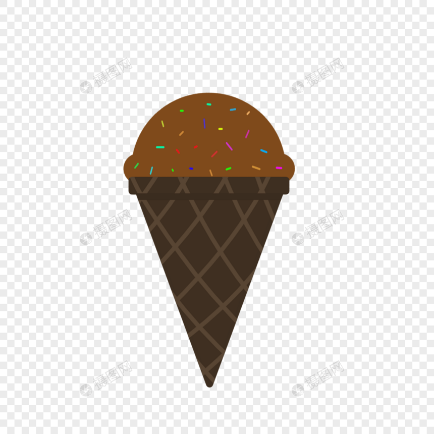 黑色的冰淇淋图片