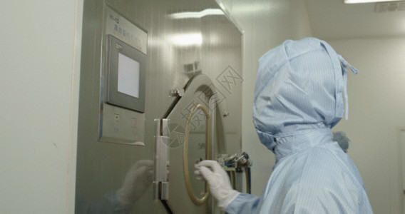 无菌手术室车间操作GIF高清图片