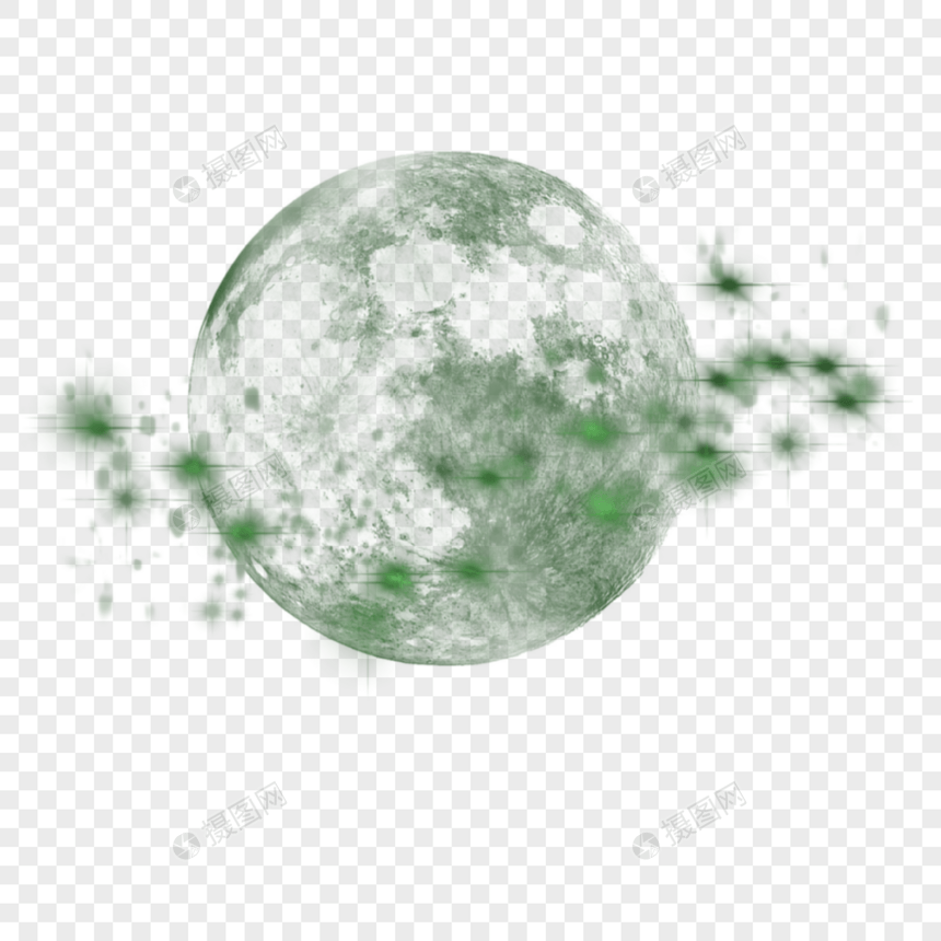 绿色星球光效图片