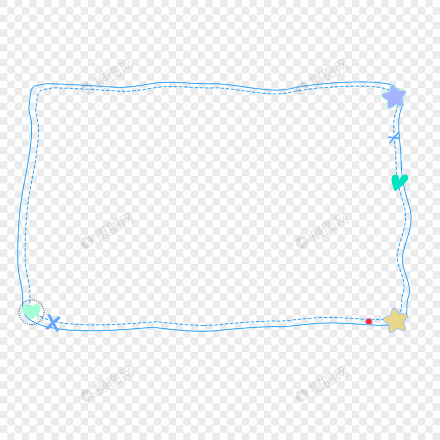 卡通手绘边框图片