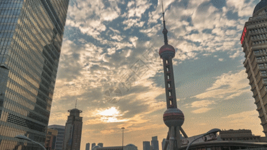 上海城市建筑GIF图片