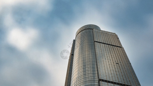 上海建筑风光上海标志性建筑延时GIF高清图片