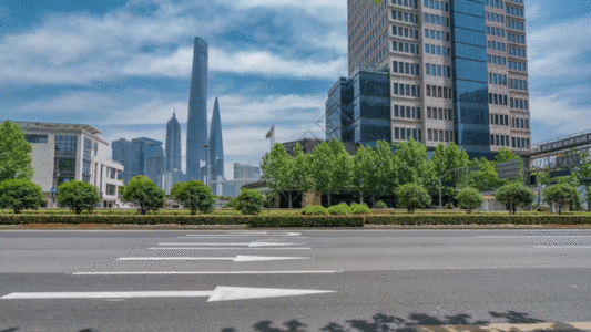 上海城市延时GIF图片