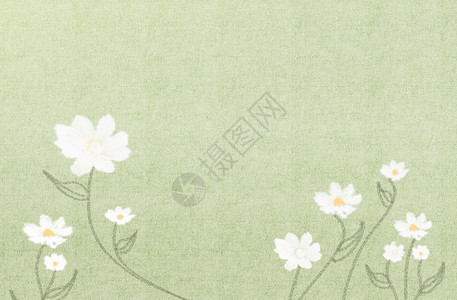 简约不规则小花插画花卉背景设计图片