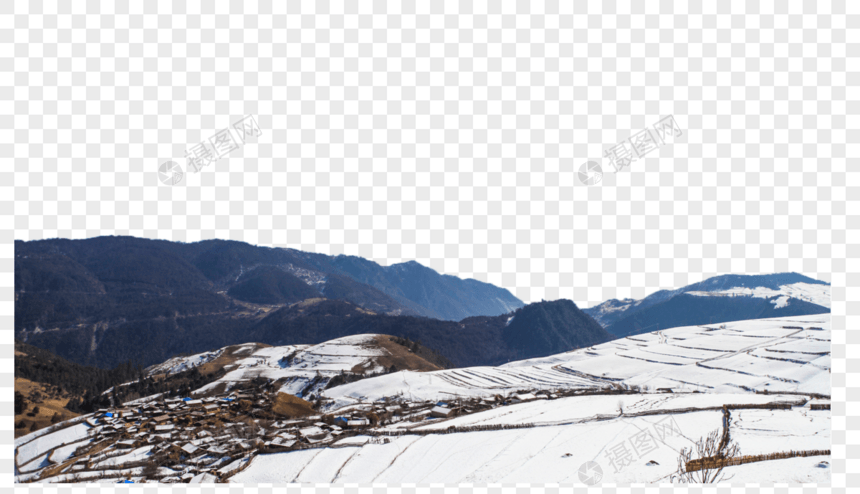 云南雪景图片