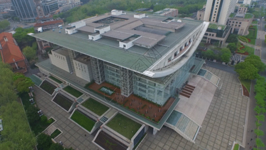 上海大剧院建筑大剧院GIF高清图片