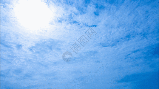 天空云层飘动GIF图片