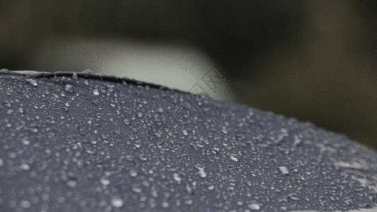 雨伞水珠GIF图片