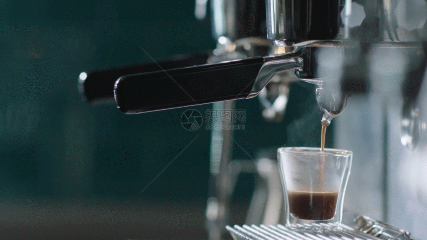 咖啡流淌局部动图gif图片