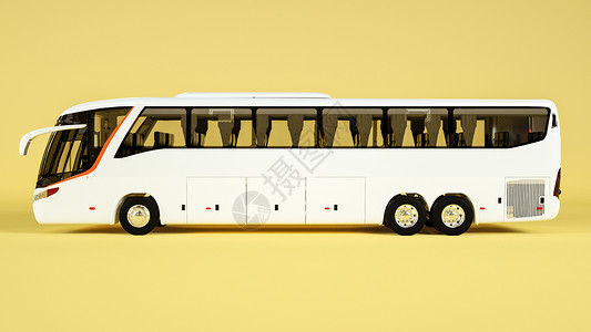 logo展示模板巴士车样机场景设计图片