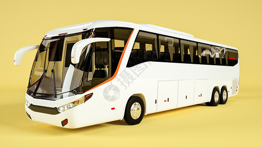 logo展示模板巴士车样机场景设计图片